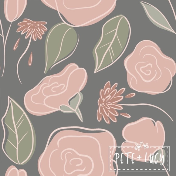 Pete and Lucy Pant Set - Sage Garden - Floral print - Picture 2 of 4